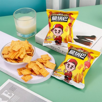 无名小卒脆锅巴网红零食小吃12包原味麻辣休闲食品厂家招代理批发图2