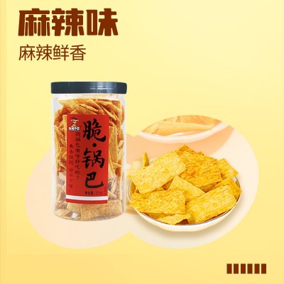 无名小卒脆锅巴整箱批发桶装网红追剧小吃锅巴零食批发厂家直销图2