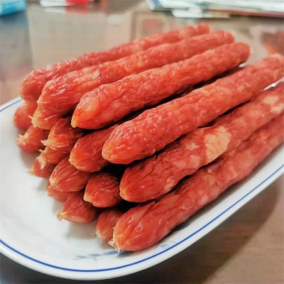 江门特产银顺腊味 500g广味腊肠香肠箱装散装批发 广东酒香腊肠图2