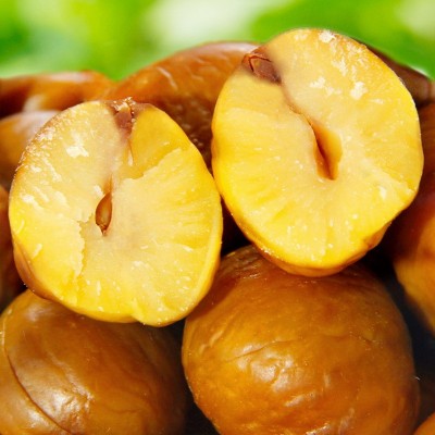 百草味熟制板栗仁原味80g箱规100包装坚果零食去壳即食甘栗仁图2