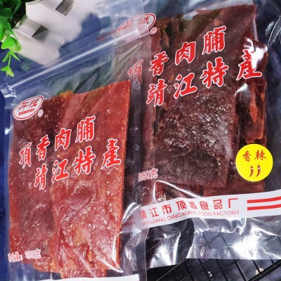 靖江特产肉类零食丹桂猪肉脯250g肉干付片顶香猪肉干原味副片包邮图4