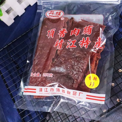 靖江特产肉类零食丹桂猪肉脯250g肉干付片顶香猪肉干原味副片包邮图5