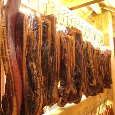 四川特产 四川腊肉 烟熏五花腊肉 风干腊肉 厂家批发一件代发图3