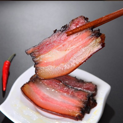 四川特产 四川腊肉 烟熏五花腊肉 风干腊肉 厂家批发一件代发图4