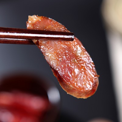 四川特产麻辣香肠烟熏纯肉肠农家自制腊肉腊肠批发一件代发摆集市图2