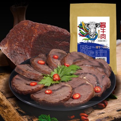 厂家直供 五香酱牛肉卤牛肉真空开袋即食熟牛肉休闲零食250g批发图4