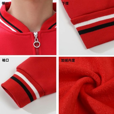 立领男女宽松休闲加厚卫衣制作印字印LOGO 团体服工作服卫衣印制图4