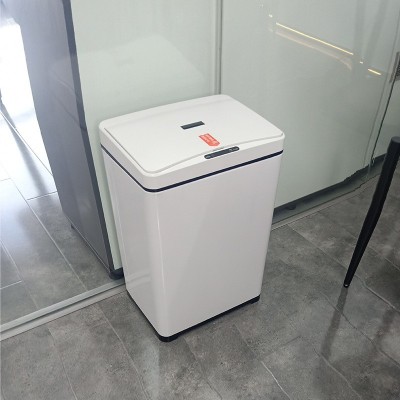 垃圾桶40L智能感应垃圾桶 家用厨房大码商用酒店办公电动厂家批发图2