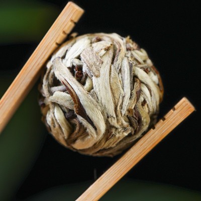 云南普洱茶 白毫银针白茶单芽龙珠 一颗一泡手工制作250克图2