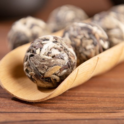 云南普洱茶月光白茶龙珠一粒一泡小沱茶散装沱茶现货批发500克图2