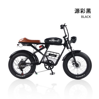 SUPER73同款雪地车山地RX静音无刷电动自行车宽胎变速电瓶车批发图4