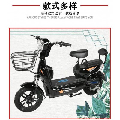 爱玛雅迪同款成人电瓶车金丝猴电动自行车电动车两轮双人休闲代步图3