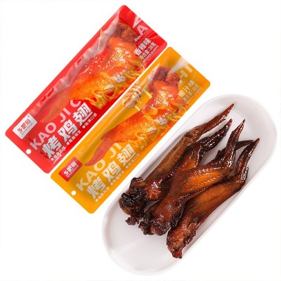 乡吧哥烤鸡翅38gx16蜜汁香辣味中翅真空肉类小吃休闲零食温州特产图5