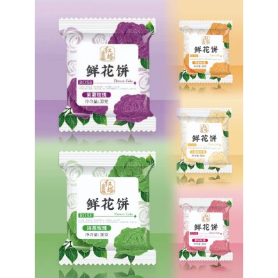 云南红塔玫瑰花饼批发早酥饼糕点云南特产办公室休闲零食抗饿糕点图2