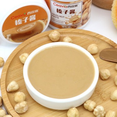 西微雅榛子酱纯坚果烘焙辅料原味颗粒坚果酱面包拌面酱图4