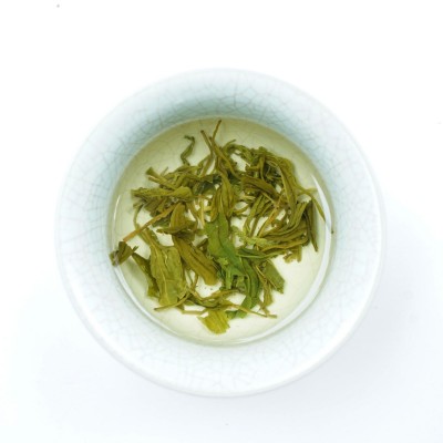 浙江丽水高山绿茶新茶 浓豆香 松阳龙井香茶 茶叶批发图4