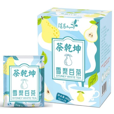 随易雪梨白茶袋泡茶水果茶雪梨干茶叶冷泡茶 三角茶包果味茶图4