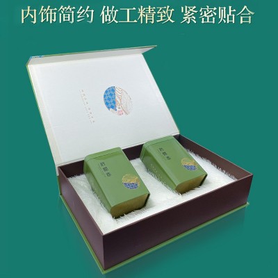 一级碧螺春绿茶礼盒2023年新茶春雨明前高山浓香型罐装礼盒图3