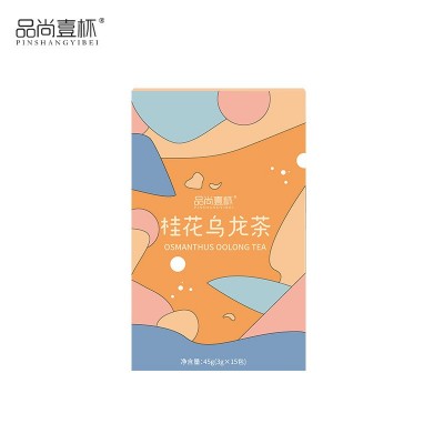 上尚品OEM品尚壹杯桂花乌龙调味茶三角包袋泡茶贴牌加工定制茶包图5