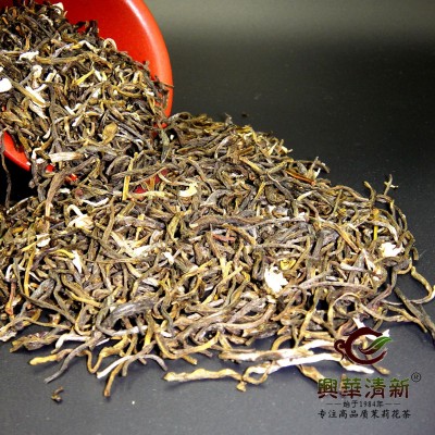 浓香茉莉花茶叶 茉莉小白毫翠芽 耐冲泡香气足花茶厂家批发直销图3
