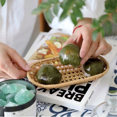 阿婆家的艾草青团清明果传统糕点团子网红休闲小零食品厂家批发图3