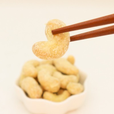 松果萌越南榴莲腰果仁袋装冻干丝绒裹粉腰果坚果孕妇零食袋 装批发图2