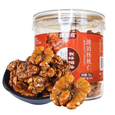 新疆琥珀核桃仁238g/150g罐装零食休闲食品坚果炒货分销一件代发图2