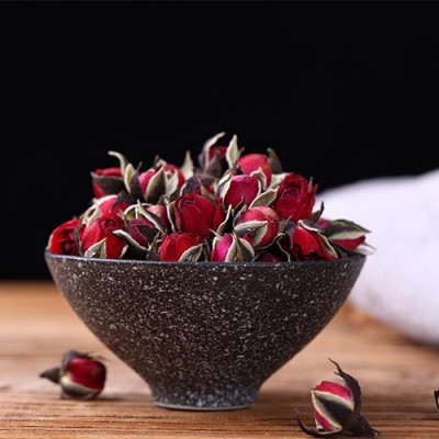 云南金边玫瑰花茶2023散装干花小玫瑰花朵玫瑰花自然晾干基地批发