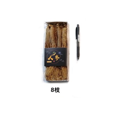 东北特产足龄根低糖红参半斤装长白山红人参整枝全须红参支持代发图4