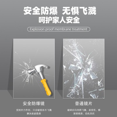 现代智能试衣镜led更衣镜带灯壁挂镜子贴墙全身穿衣镜玄关镜批发图5