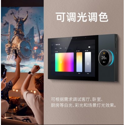 长洪F7智能背景音乐主机涂鸦智能家居中控屏智能家居背景音乐系统图4