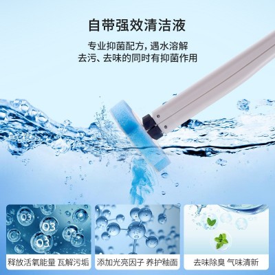 洁安惠一次性马桶刷套装卫生间无死角多功能清洁刷家用洗厕所神器图2