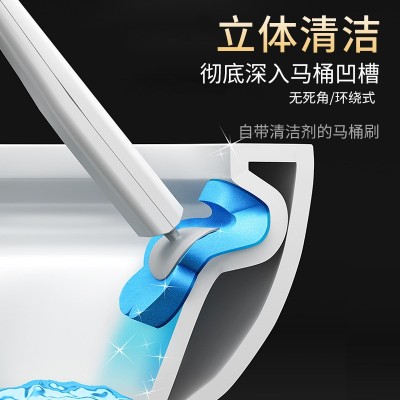 洁安惠一次性马桶刷套装卫生间无死角多功能清洁刷家用洗厕所神器图6