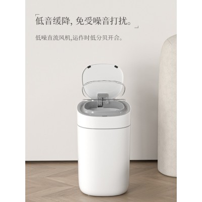 洁安惠自动套袋垃圾桶家用多功能办公智能大容量吸附小盖隐私桶图4