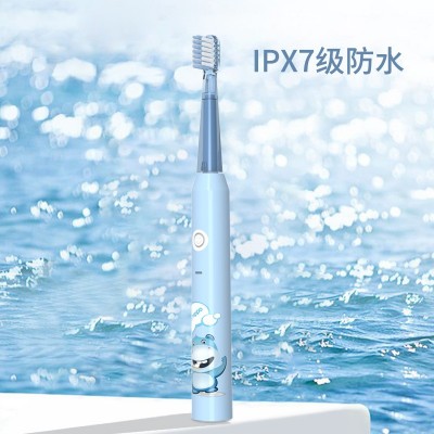 儿童电动牙刷小孩闪光款5-6-7-8-9-10岁软毛充电式IPX7防水图4