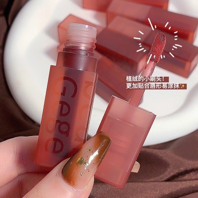 Gege bear戈戈小熊天鹅绒唇釉丝绒柔雾哑光持久不易掉色口红秋冬图4