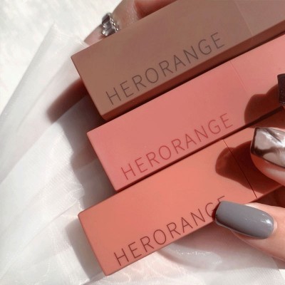 HERORANGE小情绪秋冬唇泥丝绒哑光雾面不易掉色唇釉口红学生款女图3