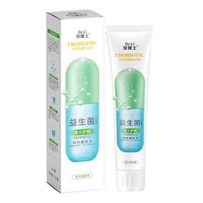 李博士微胶囊益生菌牙膏批发清新口气洁白去牙渍口腔护理一件代发图3
