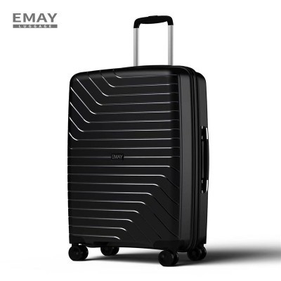 EMAY跨境时尚旅行箱休闲静音万向轮20寸PP登机学生拉杆 箱行李箱图5