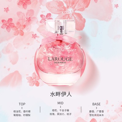 春季夏季正品小众香流沙持久香淡香花香优雅女士花果调香水批发图2