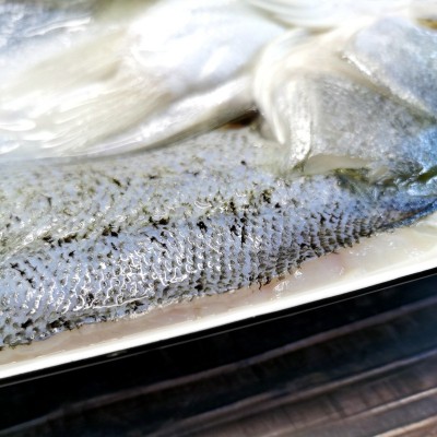 烤鱼清蒸鲈鱼批发白蕉海鲈鱼新鲜冰冻海鲜半成品开背七星芦鱼卢鱼图3