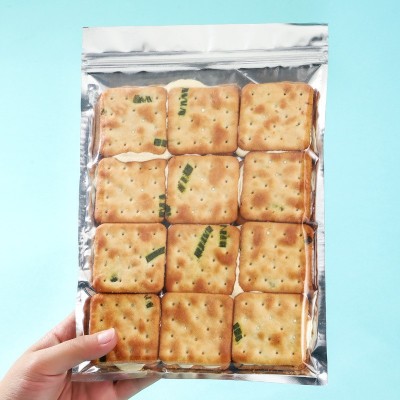台湾香葱牛轧饼干原味抹茶蔓越莓牛轧糖夹心饼饼干12块装袋装180g图5