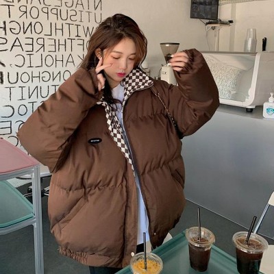 小个子羽绒棉服女冬季加厚2023年新款面包服棉袄oversize棉衣外套图2