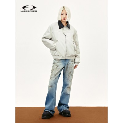MADEEXTREME 美式街头经典Cleanfit哈灵顿夹克加厚棉服外 套男女图3