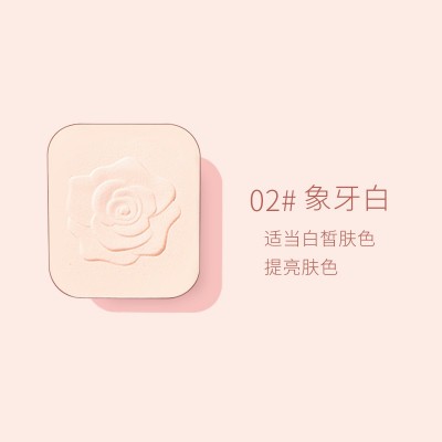 HOJO山茶花薄纱蜜粉饼轻批发薄服帖雾面哑光隐形毛孔椌油定妆粉底图5