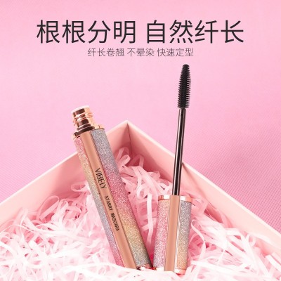 VIBELY星空纤长睫毛膏 浓密卷翘防水持久防汗不晕染网 红爆款直播图2