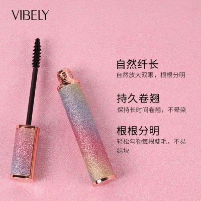 VIBELY星空纤长睫毛膏 浓密卷翘防水持久防汗不晕染网 红爆款直播图5