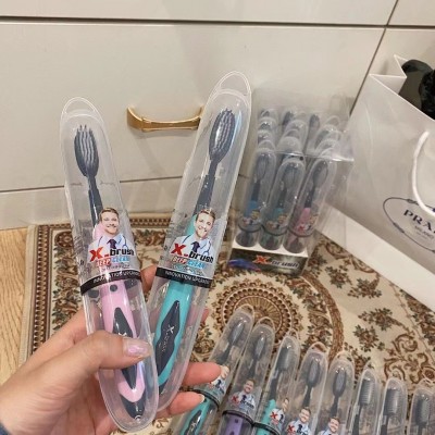 美国Xbrush正品软毛牙刷高档成人牙刷独立包装旅行家庭 装牙刷批发图2
