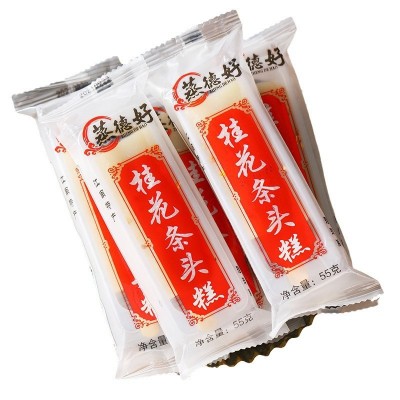 蒸德好桂花条头糕老上海风味特产红豆味网红棒棒糕点心麻薯糯米团图4