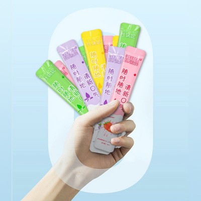 便携式漱口水20条装口腔清洁护理牙龈清新口气一次性漱口 水批发图2
